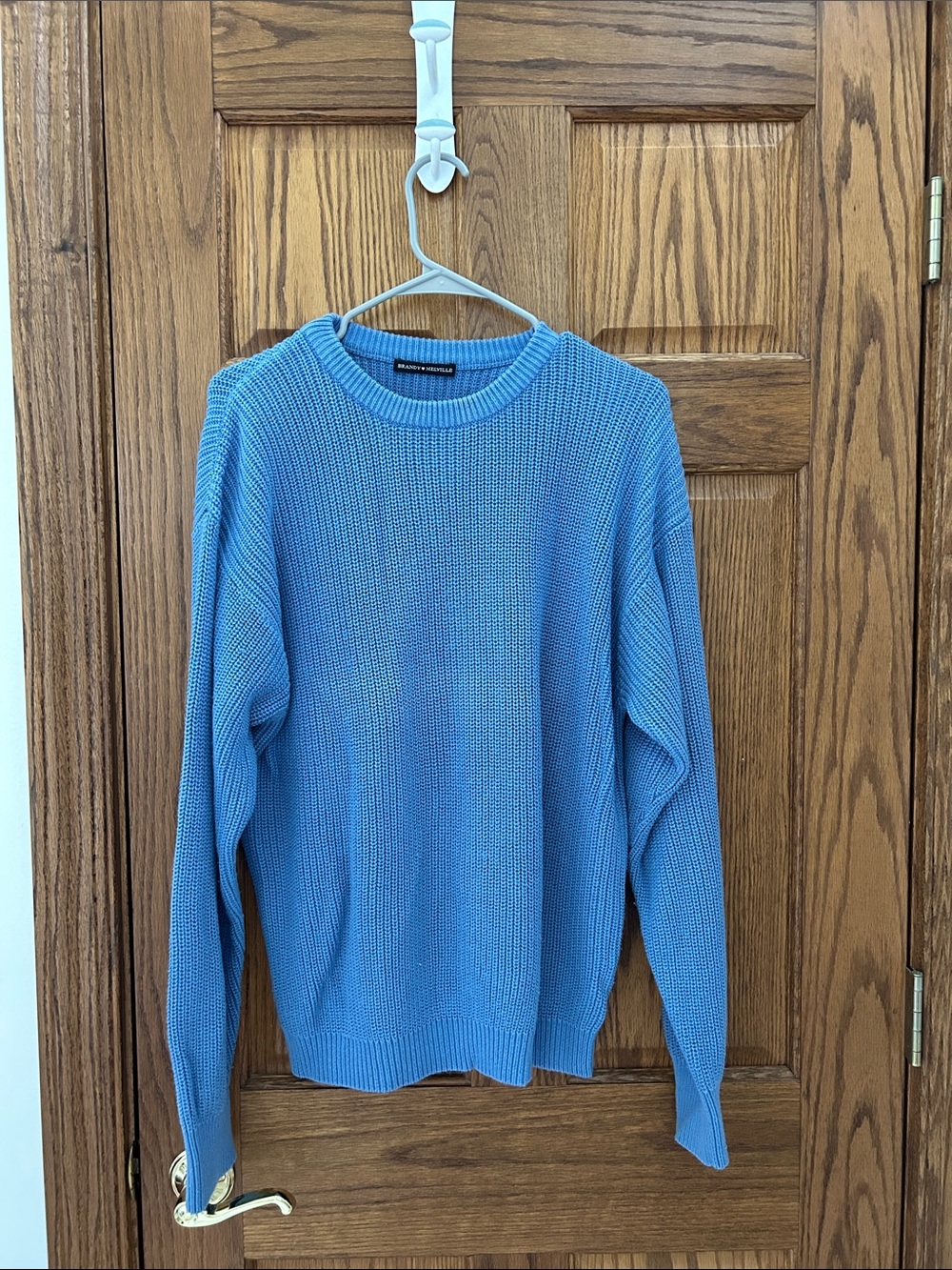 Brandy Melville Light Blue Crewneck Sweater - Men's